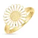 marguerit ring i forgyldt sølv - Matilda