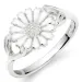 10 mm marguerit ring i sølv - Marie