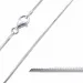 slangehalskæde i sølv 42 cm x 1,2 mm