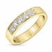 diamant alliancering i 14 karat guld 0,50 ct