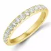 Diamant alliancering i 14 karat guld 0,49 ct