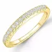 Diamant alliancering i 14 karat guld 0,25 ct