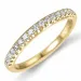 Diamant alliancering i 14 karat guld 0,26 ct