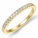 diamant alliancering i 14 karat guld 0,15 ct