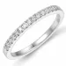 Diamant alliancering i 14 karat hvidguld 0,15 ct