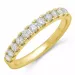 Diamant alliancering i 14 karat guld 0,48 ct