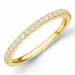 diamant alliancering i 14 karat guld 0,25 ct