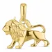 stjernetegn løven vedhæng i 8 karat guld - Gold Collection