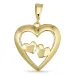 hjerte vedhæng i 8 karat guld - Gold Collection