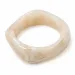 hvid bangle i resin - AURA