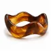 cognacfarvet bangle i resin - AURA