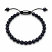 blå goldstone armbånd i nylon med justerbar snor