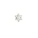 1 x 0,08 ct diamant solitaireørestik i 14 karat guld med diamant 