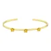 blomster armbånd i forgyldt messing - Eliné