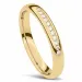 diamant vielsesring i 14 karat guld 0,008 ct
