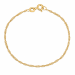 BNH singaporearmbånd i 14 karat guld 18,5 cm x 1,5 mm