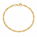 BNH singaporearmbånd i 14 karat guld 18,5 cm x 2,3 mm