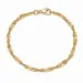 BNH singaporearmbånd i 8 karat guld 17 cm x 3,5 mm