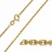 BNH Anker facet halskæde i 14 karat guld 60 cm x 1,8 mm