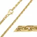 BNH Anker facet armbånd i 8 karat guld 17 cm x 2,5 mm