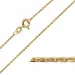 BNH Anker facet armbånd i 14 karat guld 21 cm x 1,3 mm