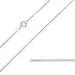 BNH slangekæde i 14 karat hvidguld 38 cm x 1,0 mm