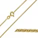 BNH anker rund halskæde i 14 karat guld 50 cm x 1,5 mm