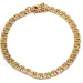 BNH bismarkarmbånd i 14 karat guld 17 cm x 7,1 mm