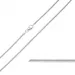 BNH slangekæde i 14 karat hvidguld 38 cm x 1,2 mm