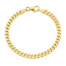 BNH panserarmbånd i 8 karat guld 21 cm x 5,3 mm