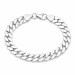 BNH panserarmbånd i sølv 18,5 cm x 9,0 mm