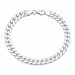BNH panserarmbånd i sølv 21 cm x 6,6 mm