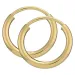 13 mm BNH creoler i 8 karat guld