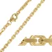 BNH Anker facet armbånd i 8 karat guld 21 cm x 2,8 mm