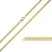 BNH panserkæde i 8 karat guld 55 cm x 2,4 mm