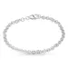 BNH anker rund armbånd i sølv 21 cm x 4,0 mm