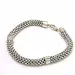 Armbånd i oxideret sterlingsølv 22,0 cm x 7,0 mm