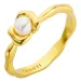 perle ring i forgyldt messing - Eliné