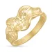 ring i forgyldt messing - Lumé Etched