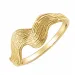 ring i forgyldt messing - Lumé Etched