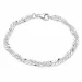 Bnh singaporearmbånd i sølv 21 cm x 4,7 mm