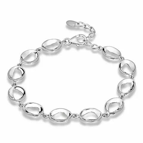 armbånd i sølv 18 cm plus 3 cm x 8,9 mm