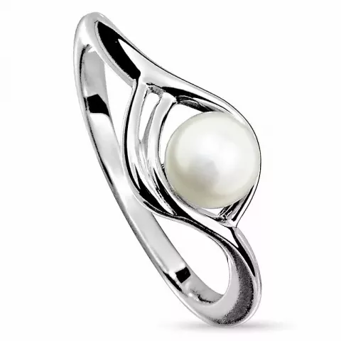 struktureret sølv ring i sølv