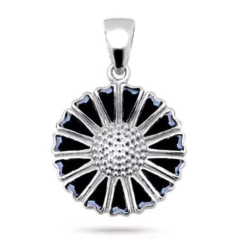 Marguerit smykker: 15 mm vedhæng i sølv