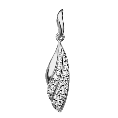 zirkon vedhæng i sølv