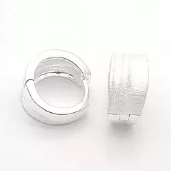 12 mm creoler i sølv