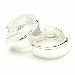 15 mm creoler i sølv