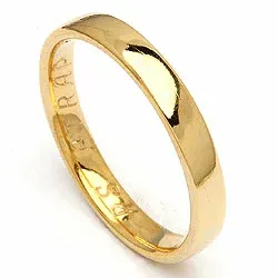 Vielsesring fra randers sølv i 14 karat guld