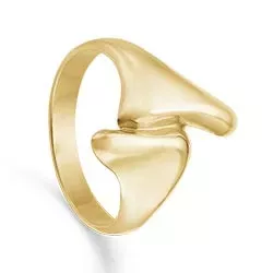 Randers Sølv ring i 14 karat guld
