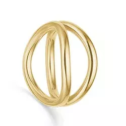 Randers Sølv ring i 8 karat guld